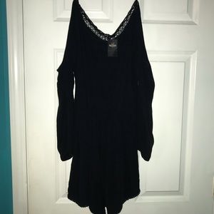 Cold shoulder romper